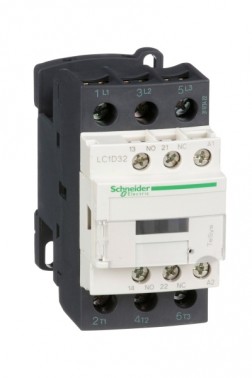 Schneider LC1-D32B7 24VAC 15kW 1NA+1NK Kontaktör Schneider LC1-D32B7 24VAC 15kW 1NA+1NK Kontaktör